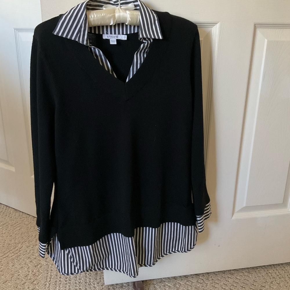 Cute shirt and sweater attached